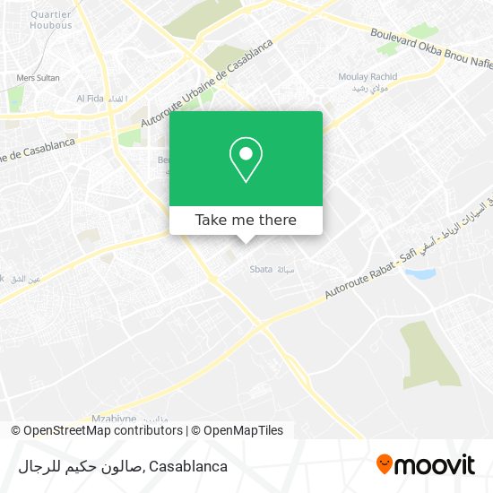 صالون حكيم للرجال map