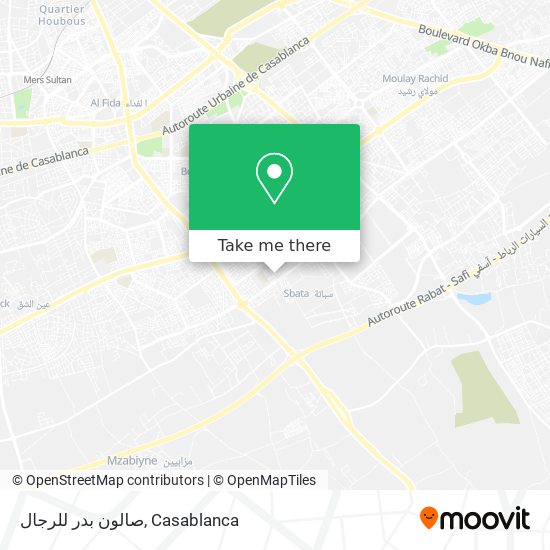 صالون بدر للرجال map