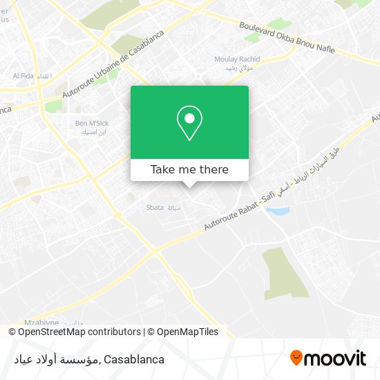 مؤسسة أولاد عياد map