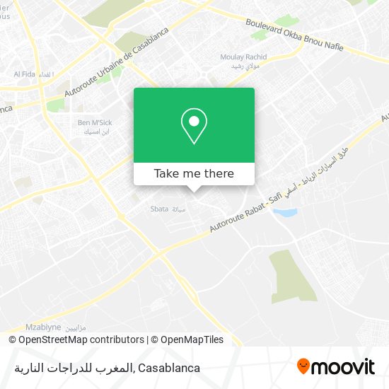 المغرب للدراجات النارية map