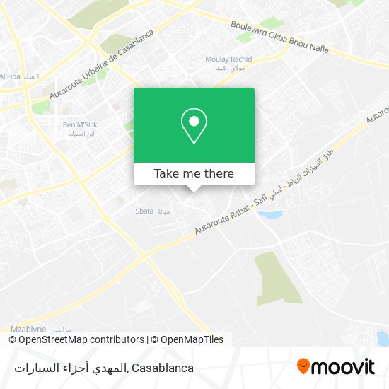 المهدي أجزاء السيارات map