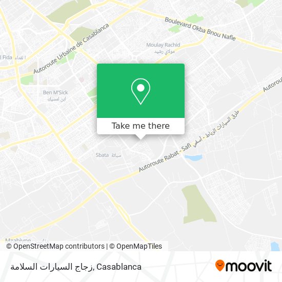 زجاج السيارات السلامة map