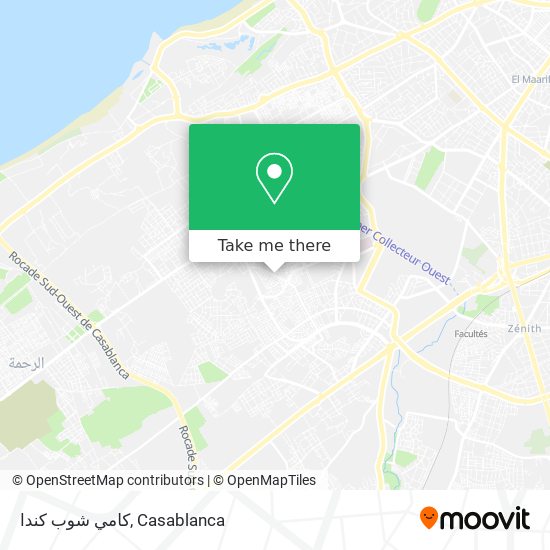 كامي شوب كندا map