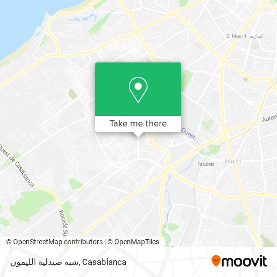 شبه صيدلية الليمون map