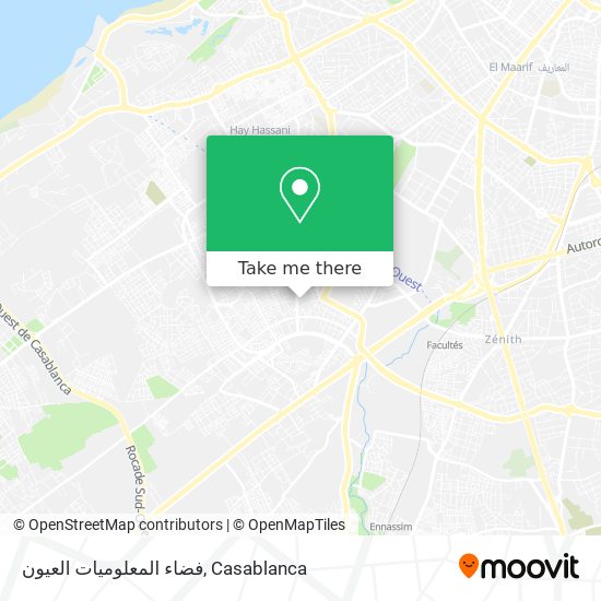 فضاء المعلوميات العيون map