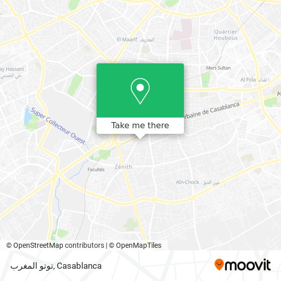توتو المغرب map