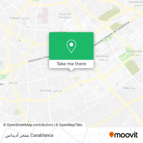 متجر أديداس map