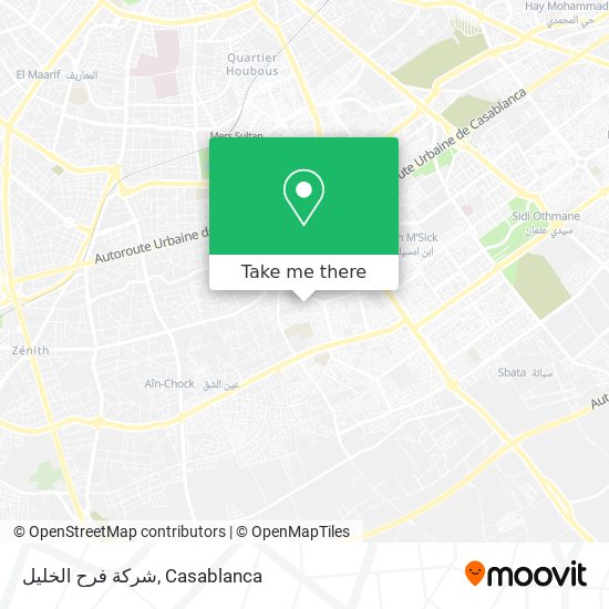 شركة فرح الخليل map