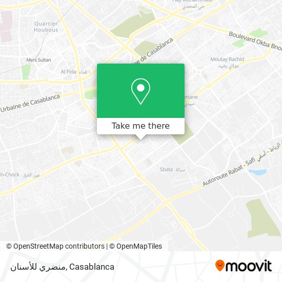 منضري للأسنان map