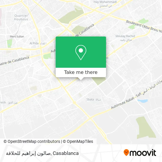 صالون إبراهيم للحلاقة map