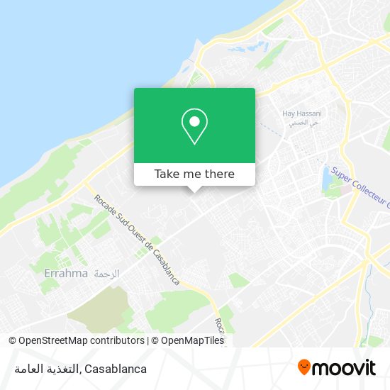 التغذية العامة map