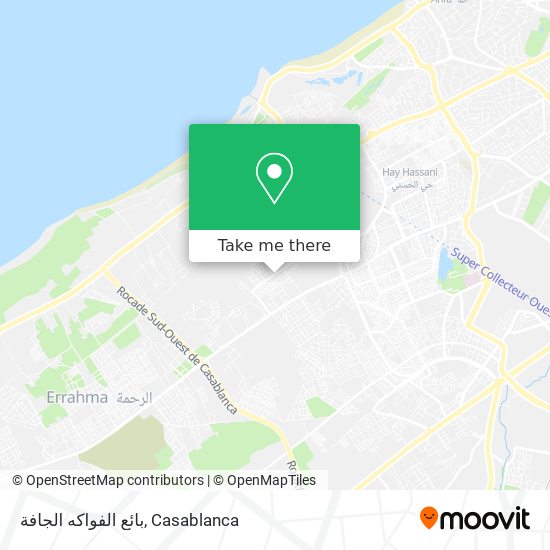 بائع الفواكه الجافة map