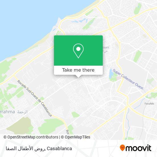 روض الأطفال الصفا map