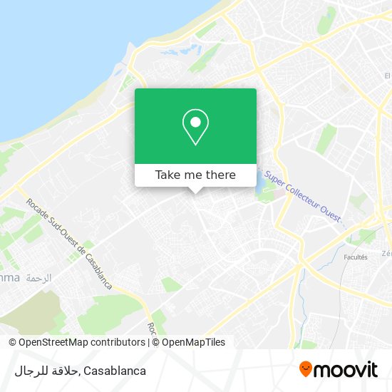 حلاقة للرجال map