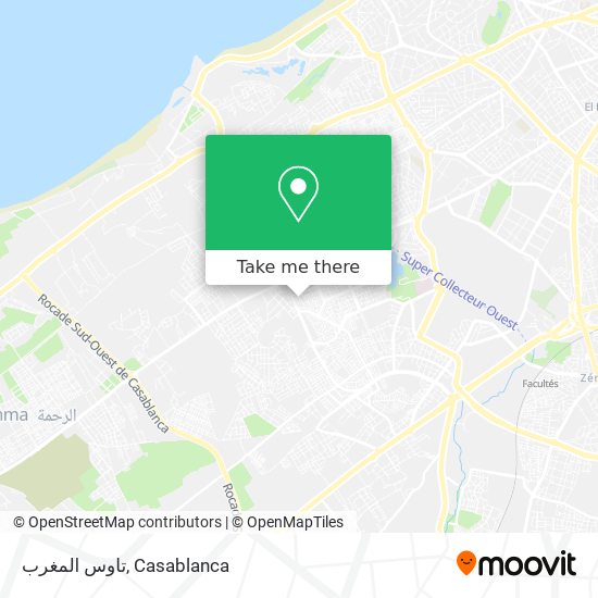 تاوس المغرب map