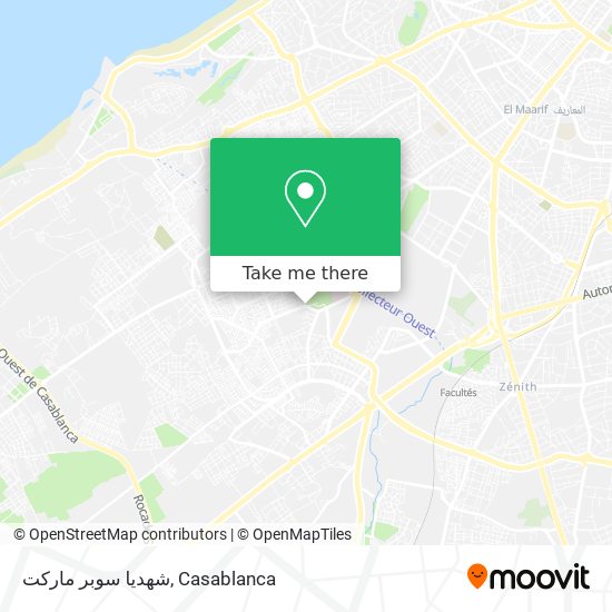 شهديا سوبر ماركت map