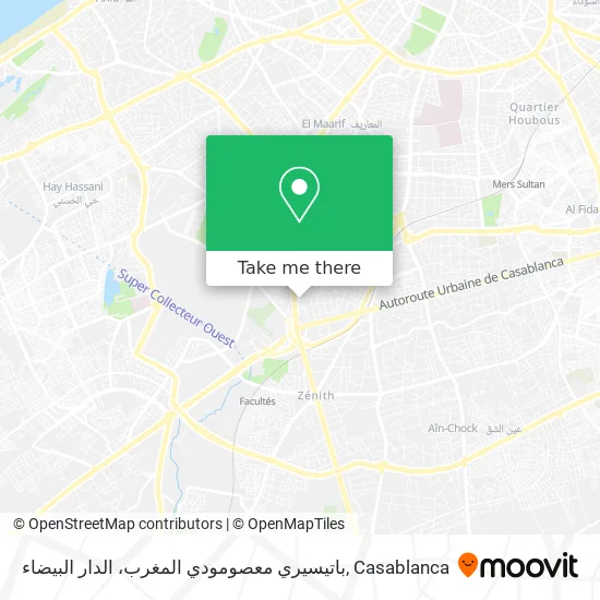 باتيسيري معصومودي المغرب، الدار البيضاء map