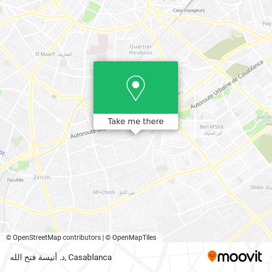 د. أنيسة فتح الله map