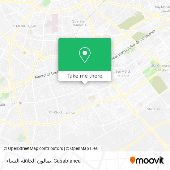 صالون الحلاقة النساء map