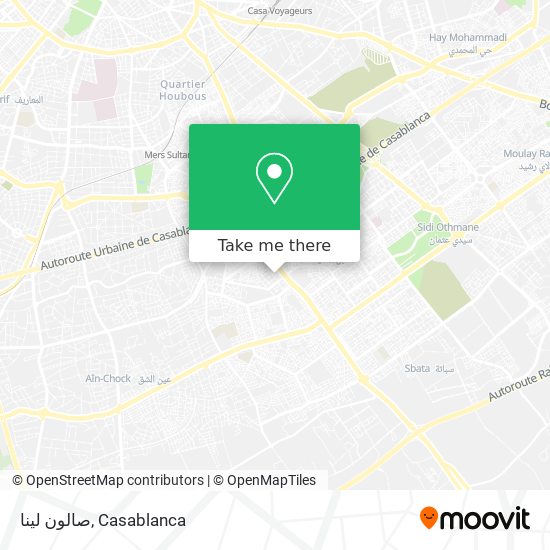 صالون لينا map