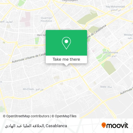 الحلاقة العليا عبد الهادي map