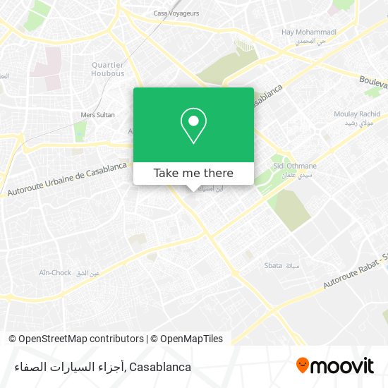 أجزاء السيارات الصفاء map