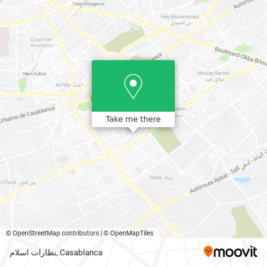 نظارات اسلام map