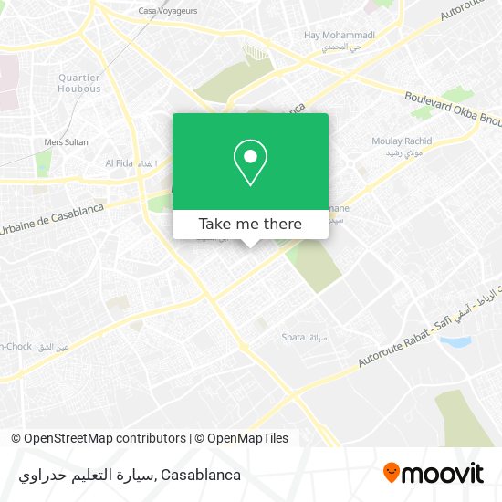 سيارة التعليم حدراوي map