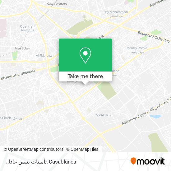 تأمينات بنيس عادل map