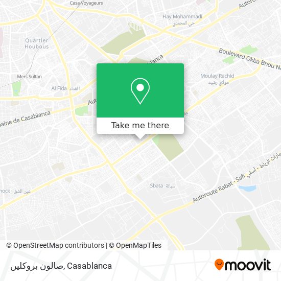 صالون بروكلين map