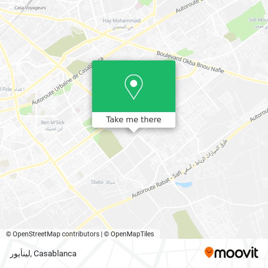 لينأيور map