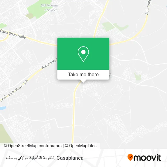الثانوية التأهيلية مولاي يوسف map