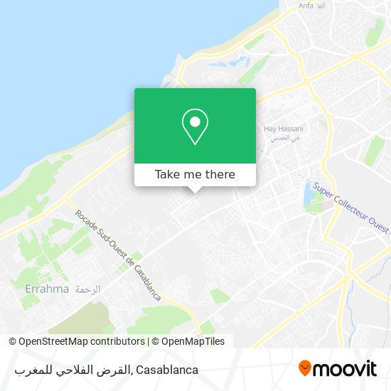 القرض الفلاحي للمغرب map