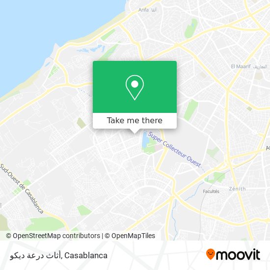 أثاث درعة ديكو map