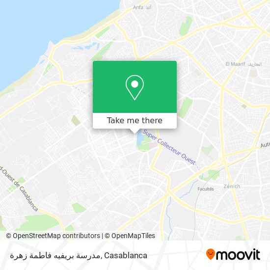 مدرسة بريفيه فاطمة زهرة map