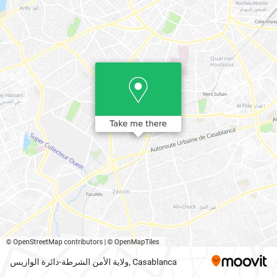 ولاية الأمن الشرطة-دائرة الوازيس plan