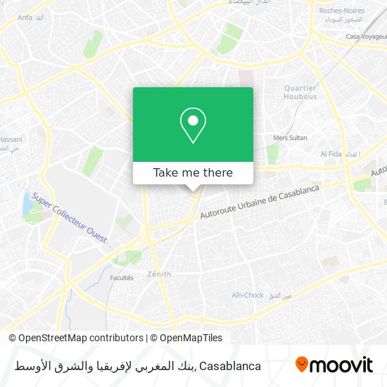 بنك المغربي لإفريقيا والشرق الأوسط map