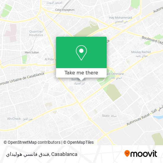 فندق فانسي هوليداي map