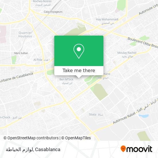 لوازم الخياطة map