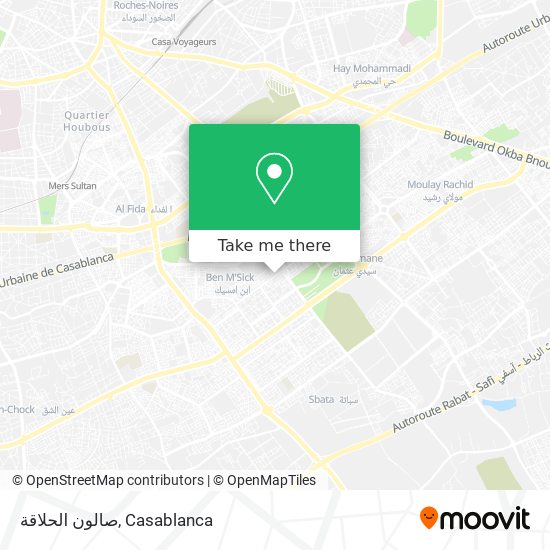 صالون الحلاقة map