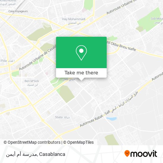 مدرسة أم أيمن map