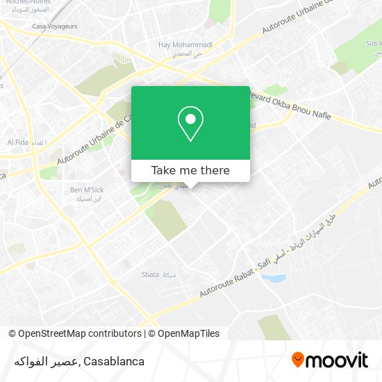 عصير الفواكه map