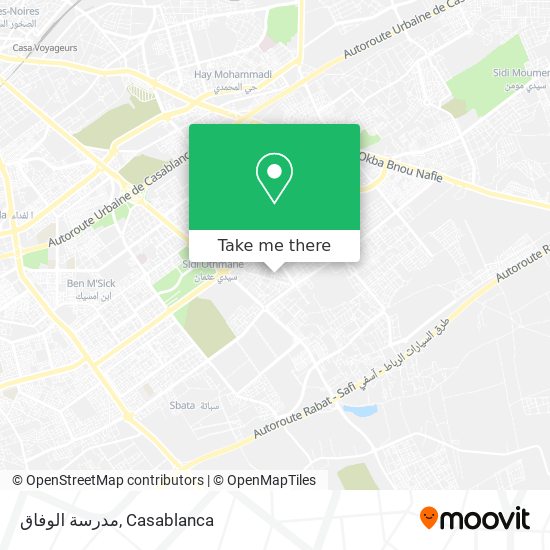 مدرسة الوفاق map