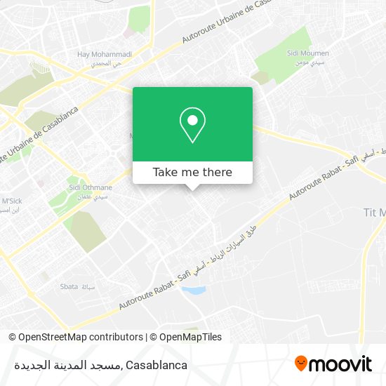 مسجد المدينة الجديدة map