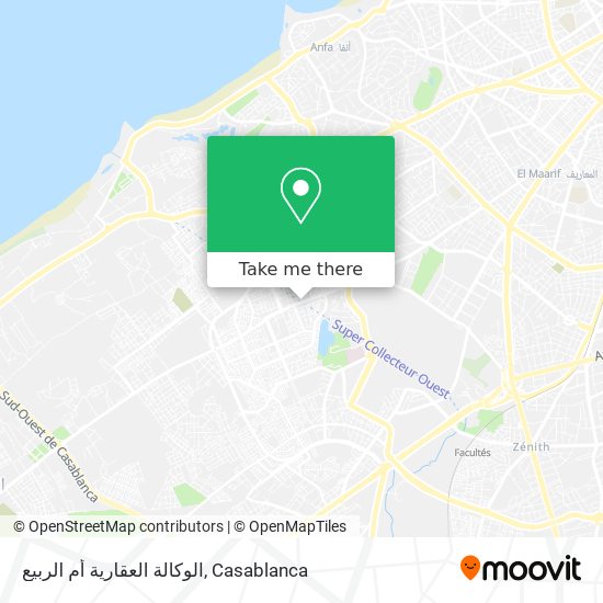 الوكالة العقارية أم الربيع map