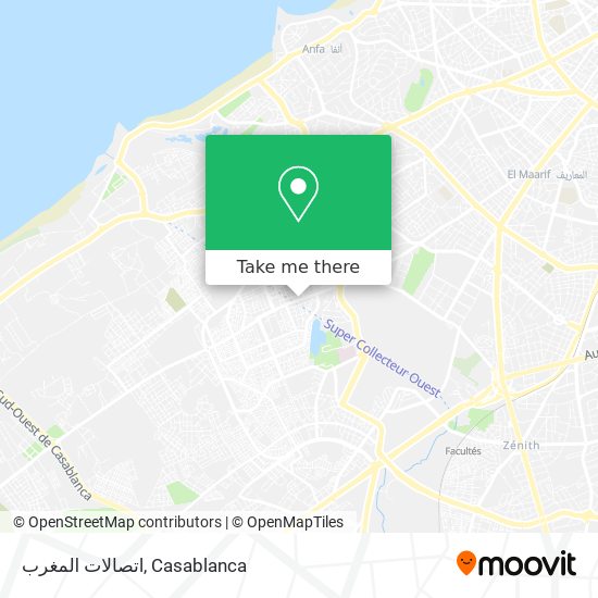 اتصالات المغرب map