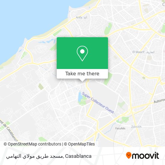 مسجد طريق مولاي التهامي map