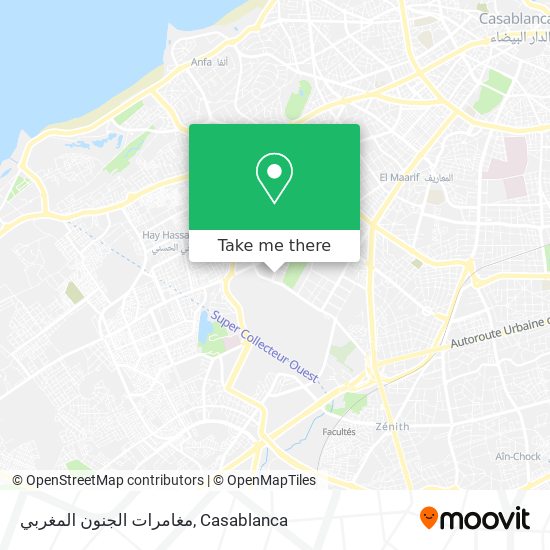 مغامرات الجنون المغربي map