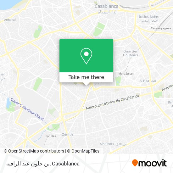 بن جلون عبد الرافيه map