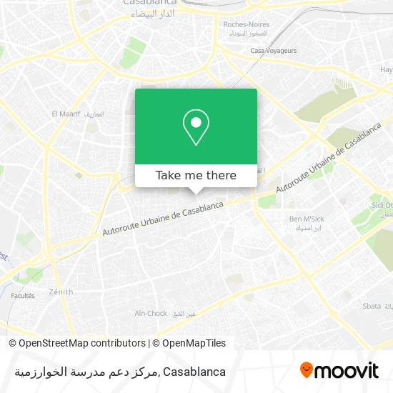 مركز دعم مدرسة الخوارزمية map